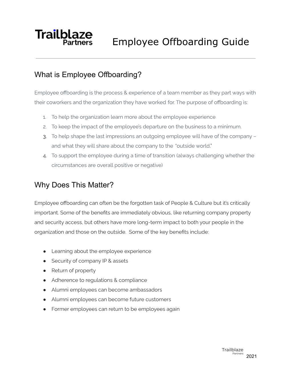 Employee Offboarding Guide