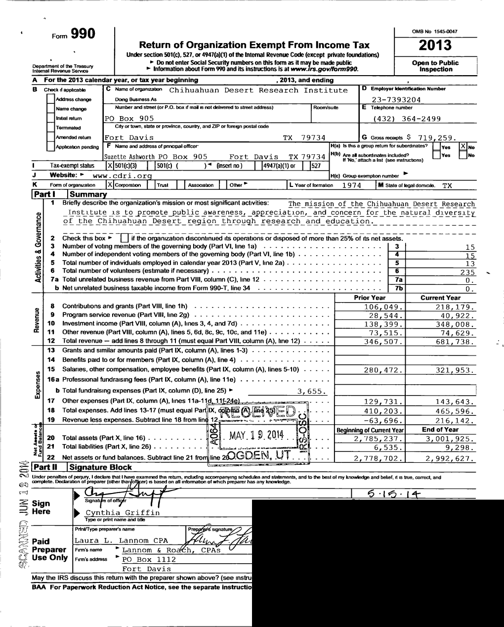 Return of Organization Exempt from Income