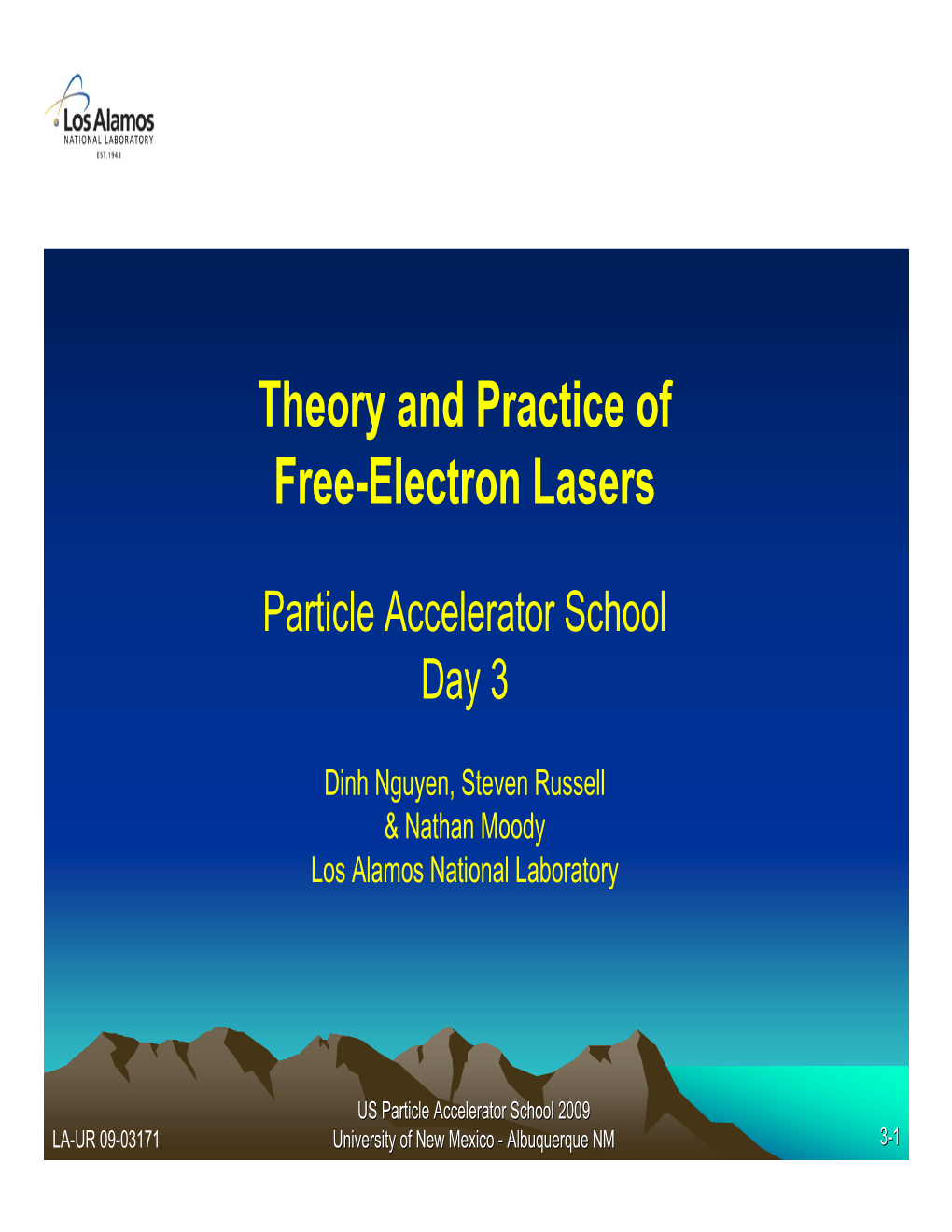 Theory and Practice of Free-Electron Lasers