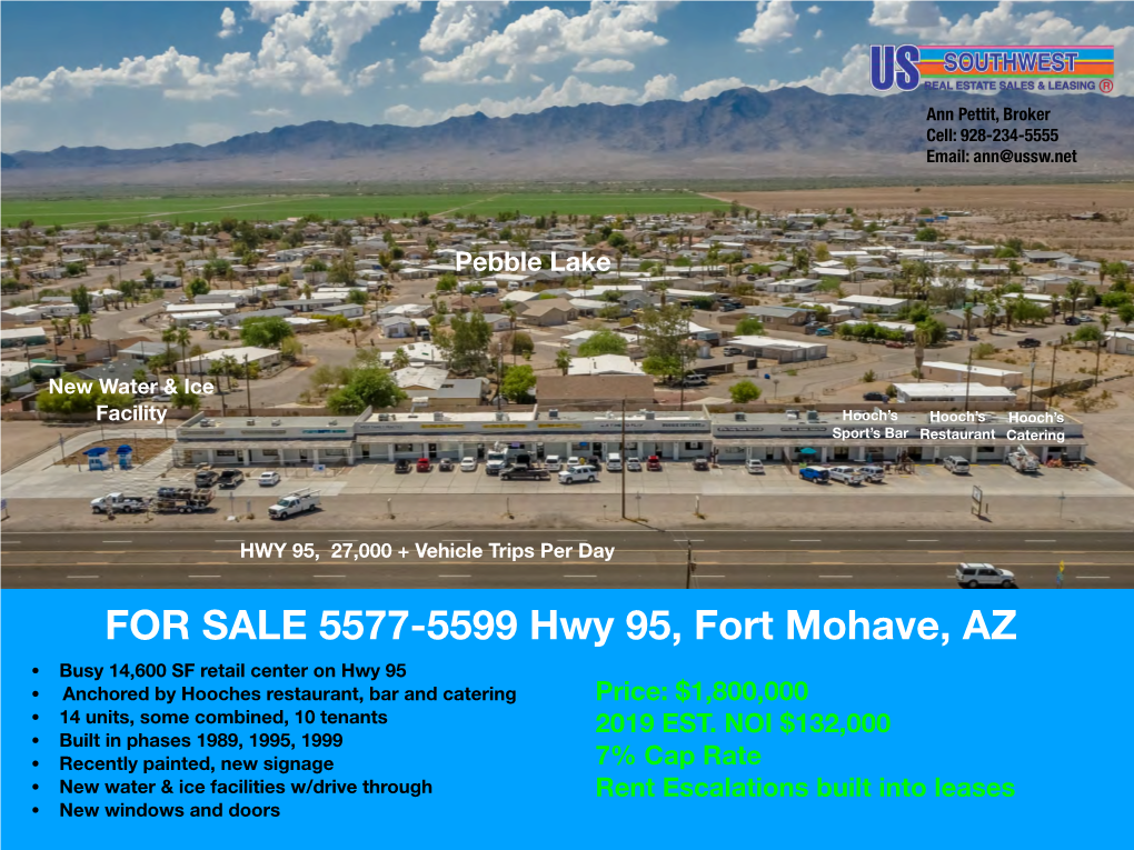 FOR SALE 5577-5599 Hwy 95, Fort Mohave, AZ