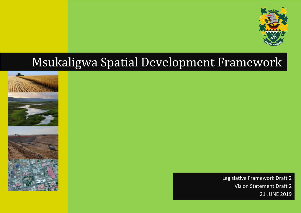 Msukaligwa Spatial Development Framework