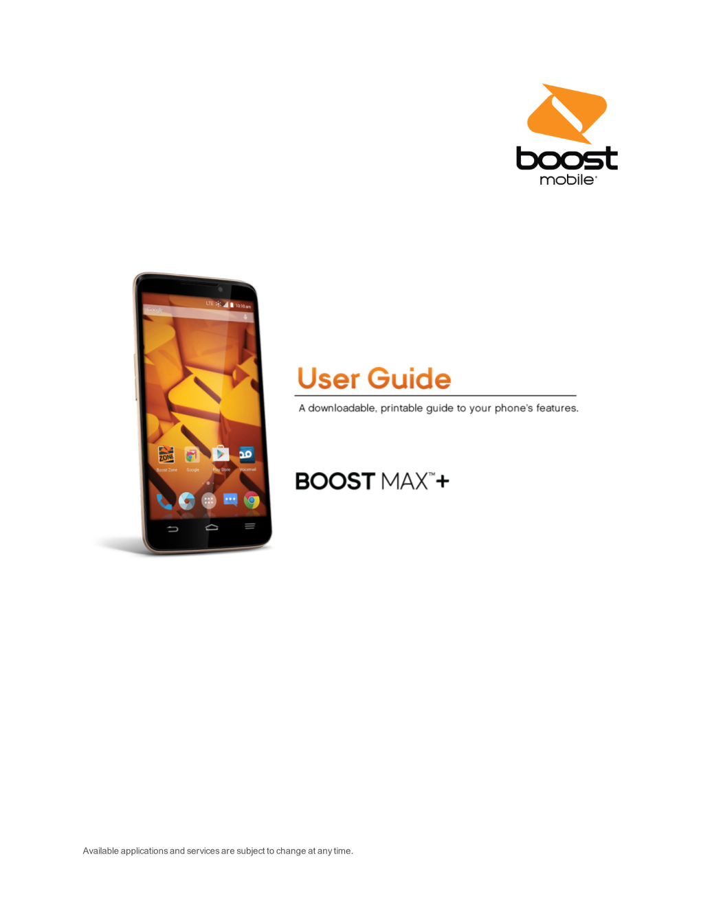 Boost Max+ User Guide