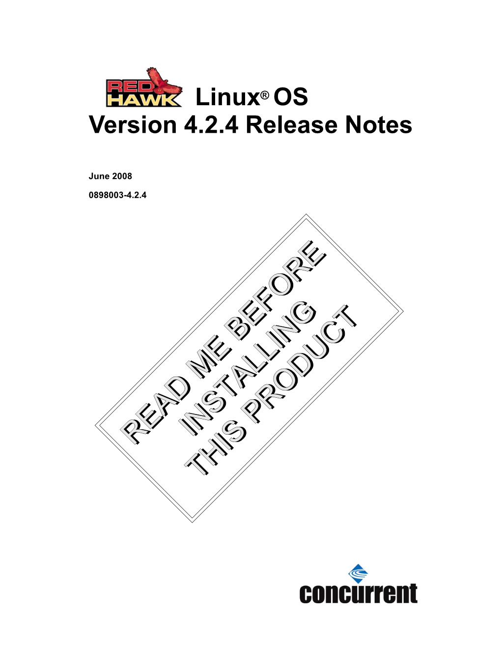 Redhawk Linux OS Version 4.2.4 Release Notes Iii Contents