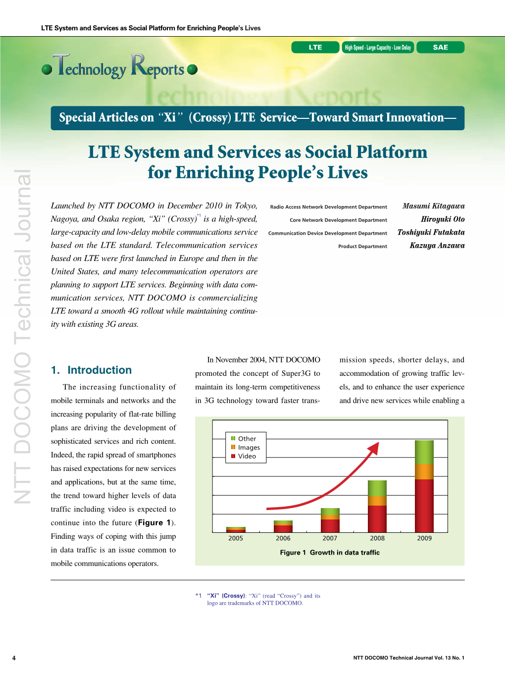 LTE System and Services As Social Platform for Enriching People's Lives