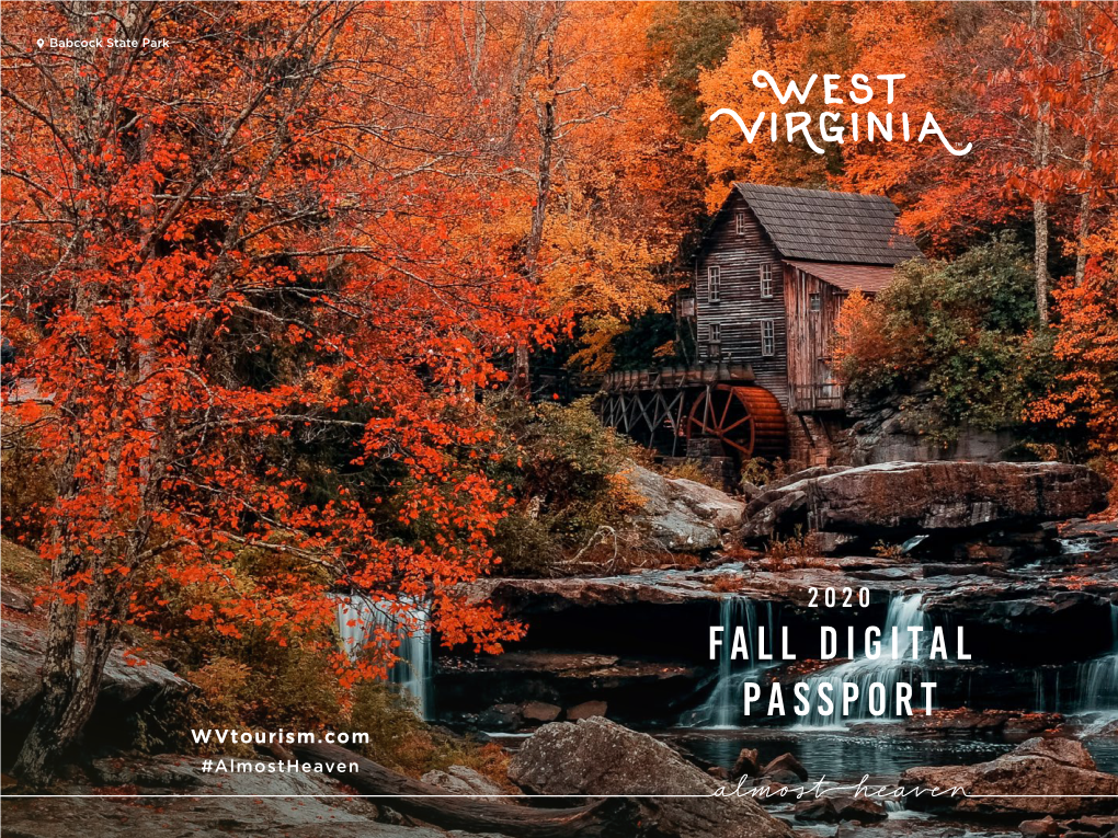 Fall Digital Passport Wvtourism.Com #Almostheaven MOUNTAIN COLOR