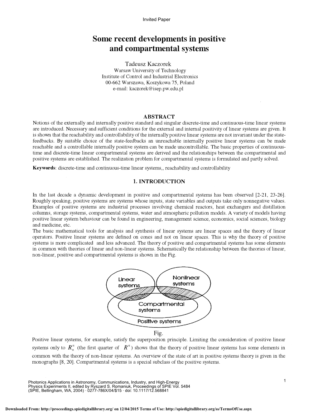 Some Recent Developments in Positive and Compartmental Systems