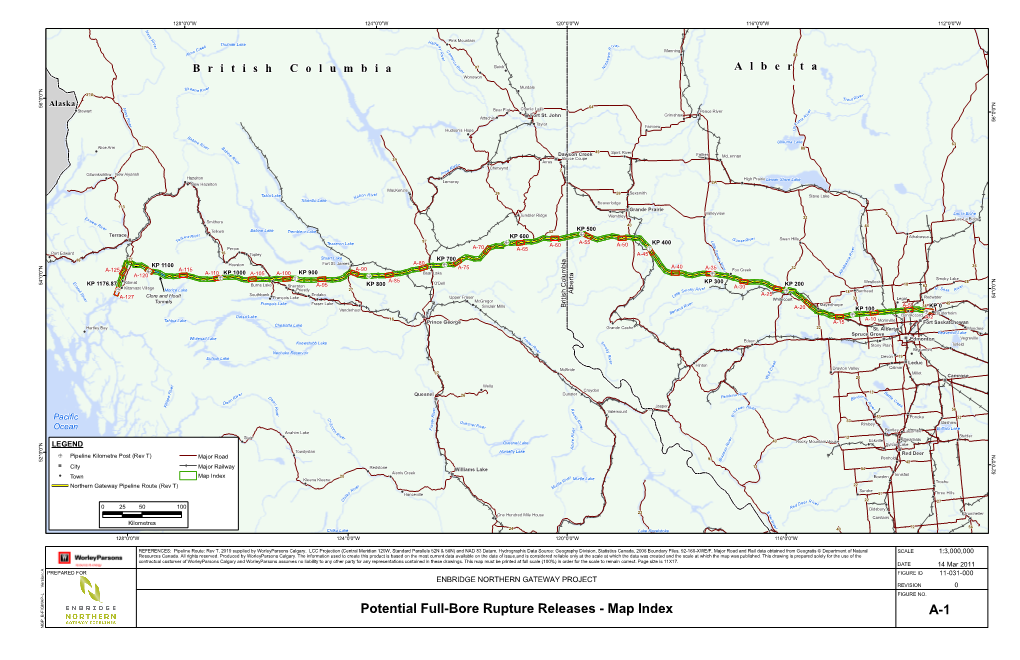 A-1 Potential Full-Bore Rupture Releases