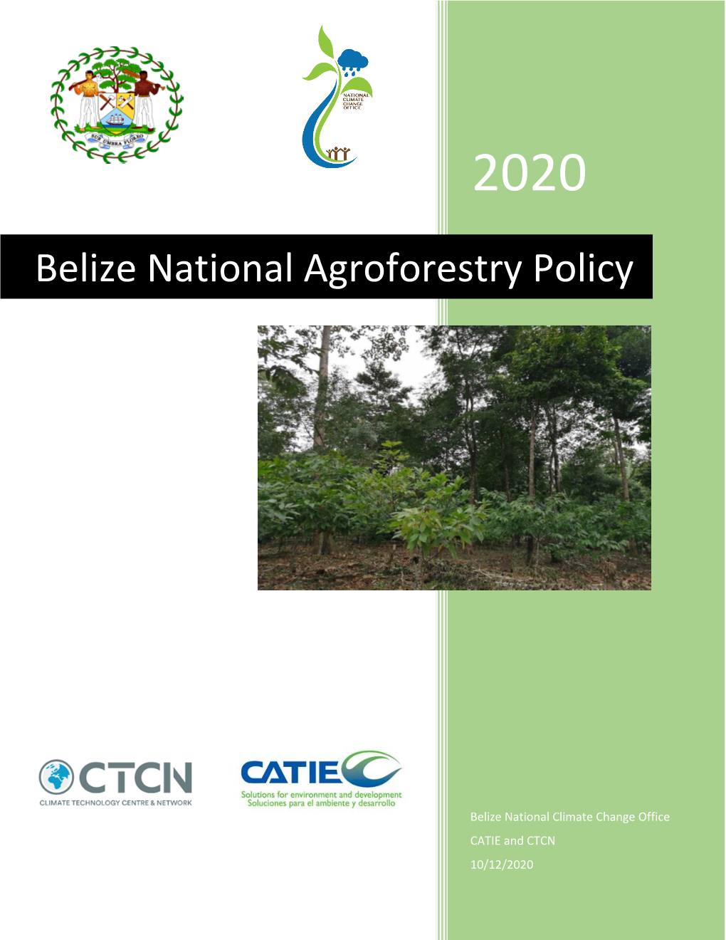 Belize National Agroforestry Policy