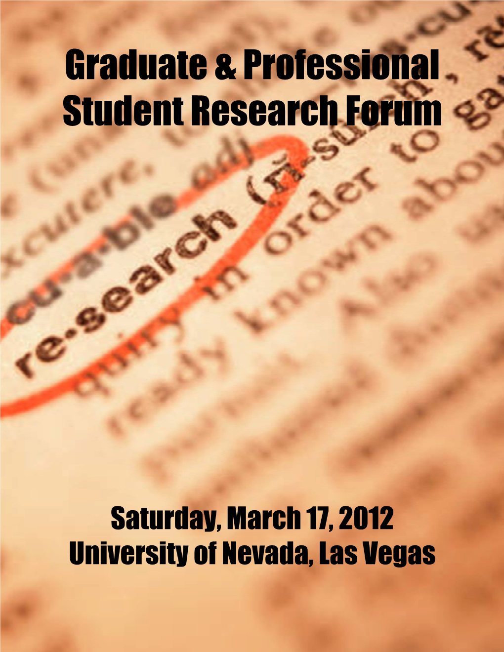 Graduate & Professional Student Research Forum