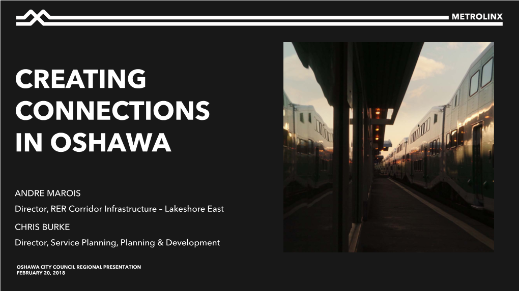 Creating Connections in Oshawa