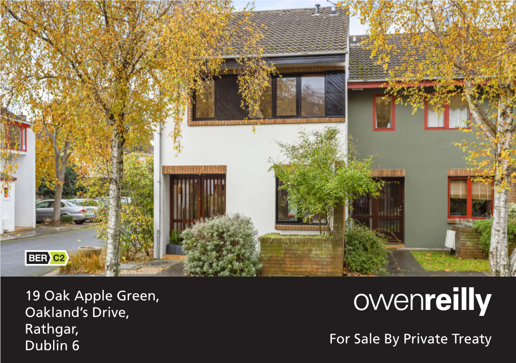 19 Oak Apple Green, Oakland's Drive, Rathgar, Dublin 6 for Sale By