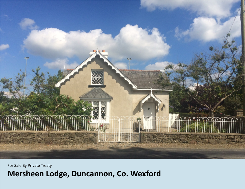 Mersheen Lodge, Duncannon, Co. Wexford