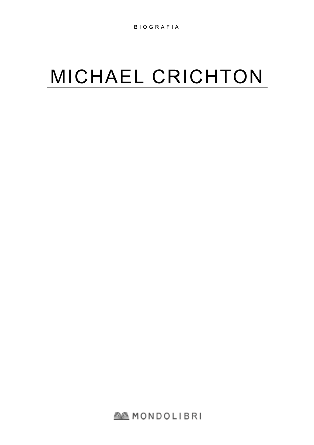 Michael Crichton