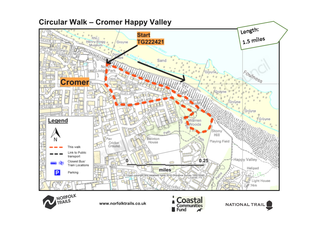 Circular Walk – Cromer Happy Valley