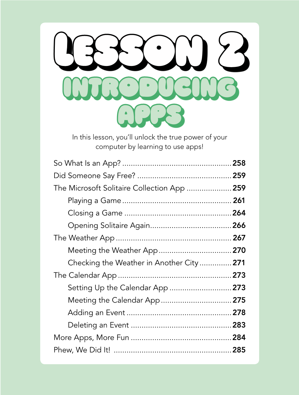 Download Lesson 2: Introducing Apps