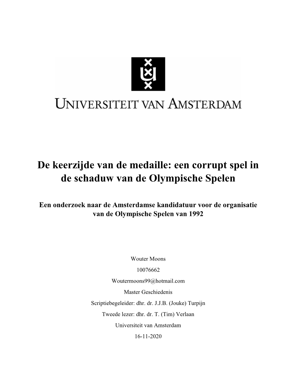 Een Corrupt Spel in De Schaduw Van De Olympische Spelen