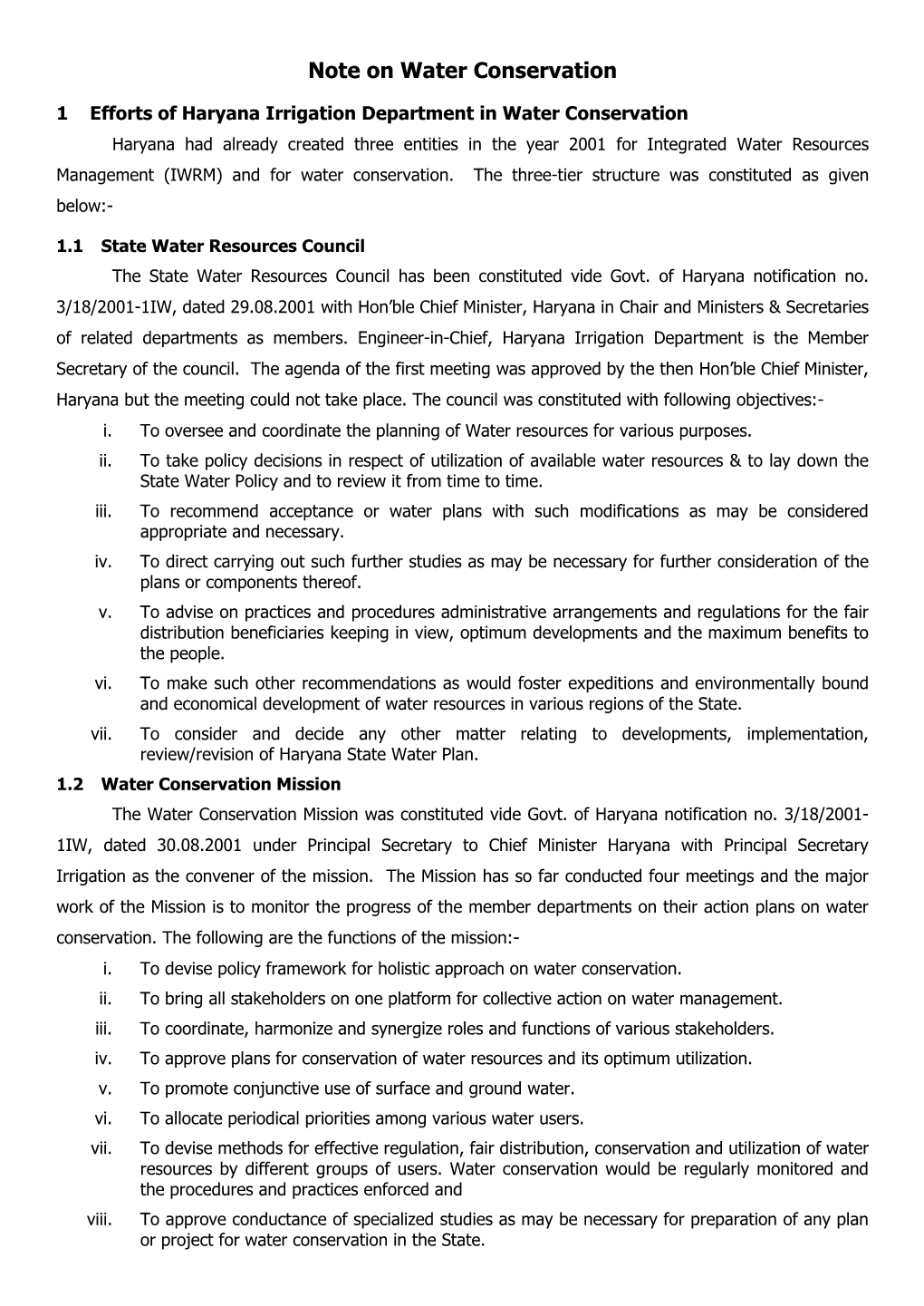 The Case Regarding Preparation of EMP & CMP of Kaushalya Dam Has Been Examined and It Has Been Found That Scope of Work