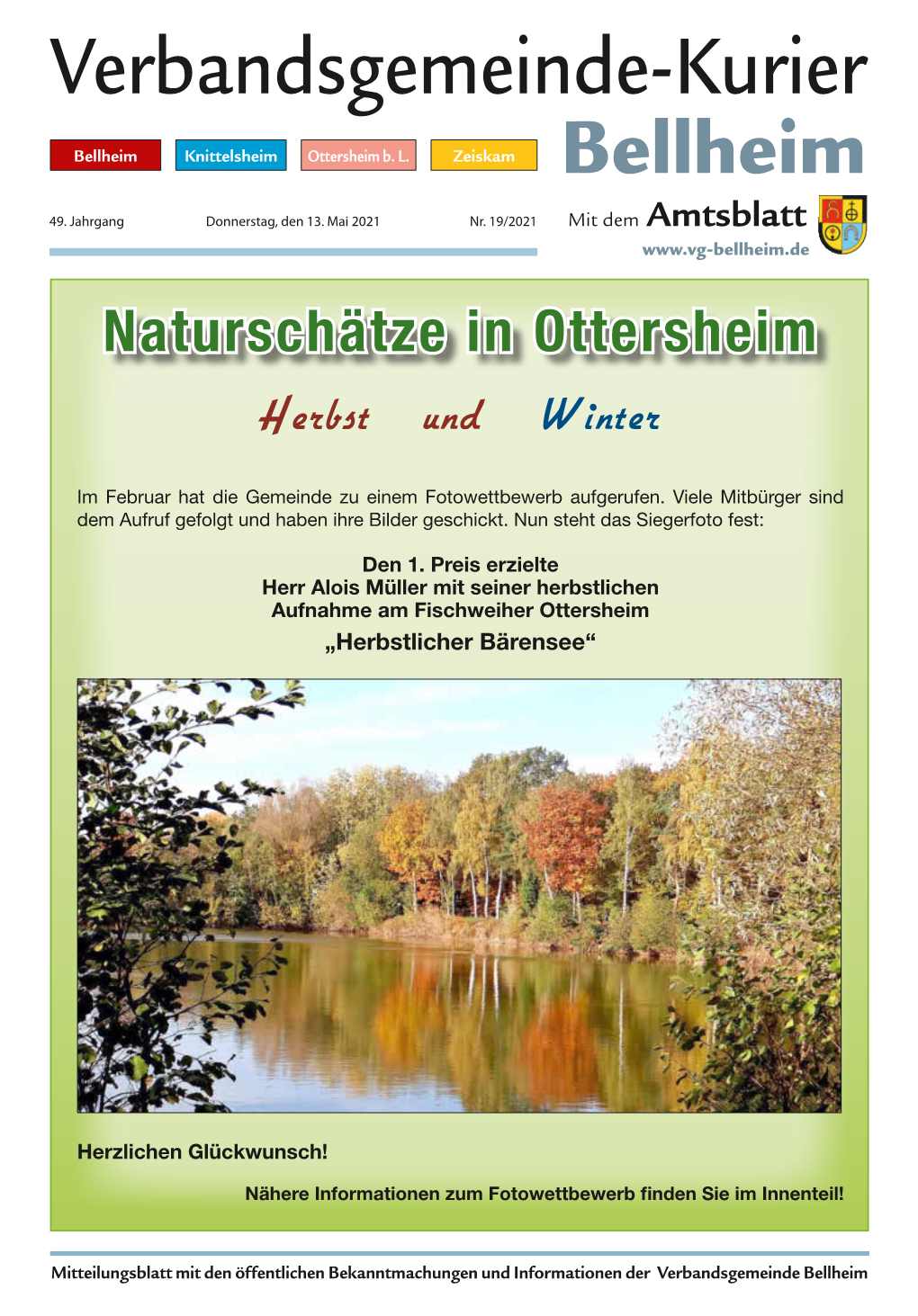 Verbandsgemeinde-Kurier Bellheim Knittelsheim Ottersheim B