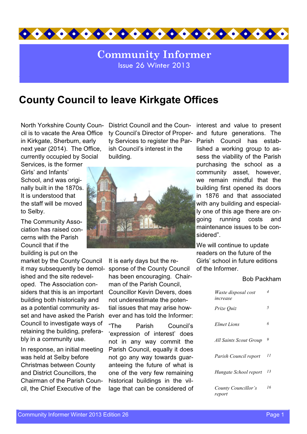 Community Informer County Council