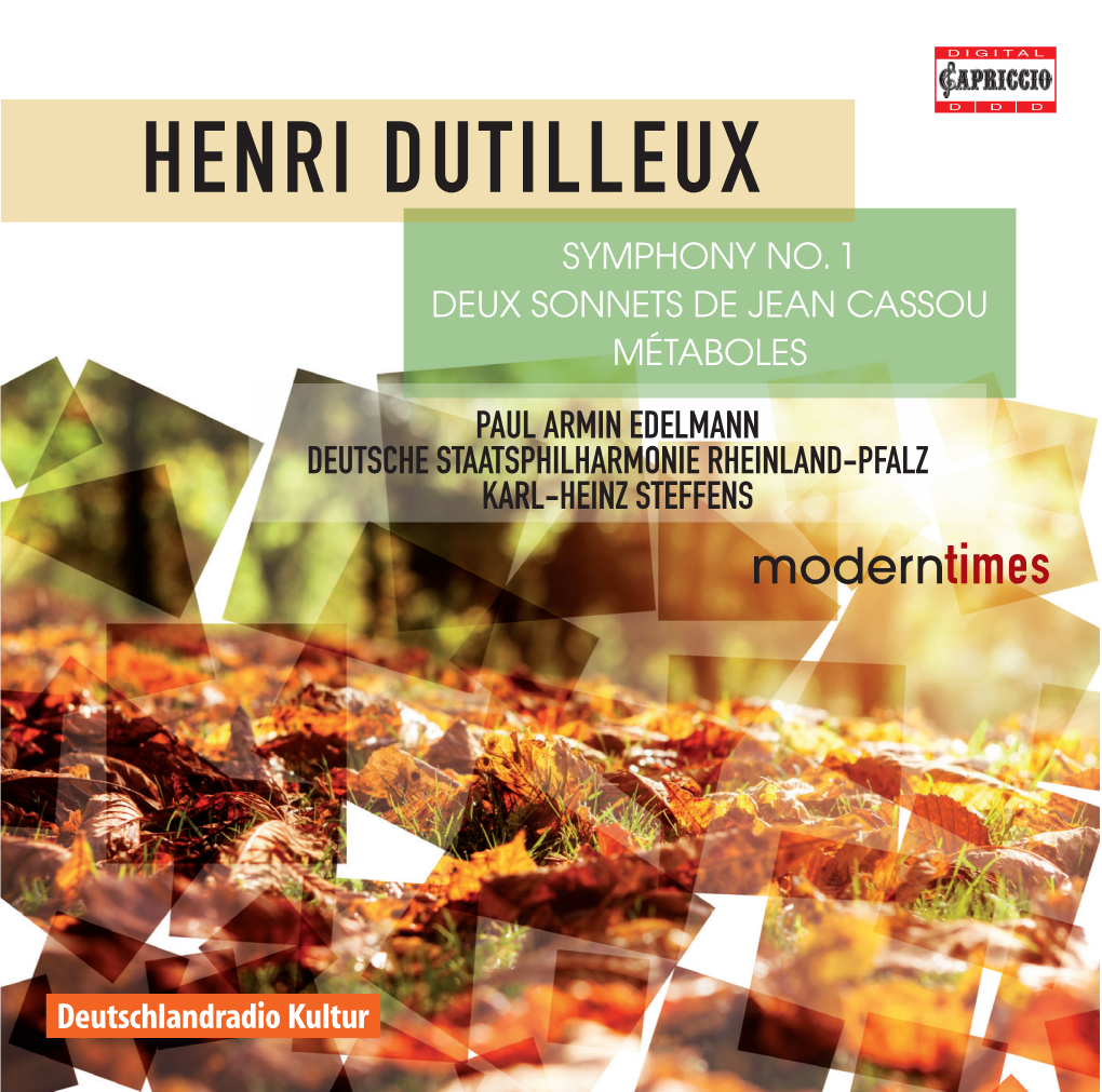 Henri Dutilleux Symphony No