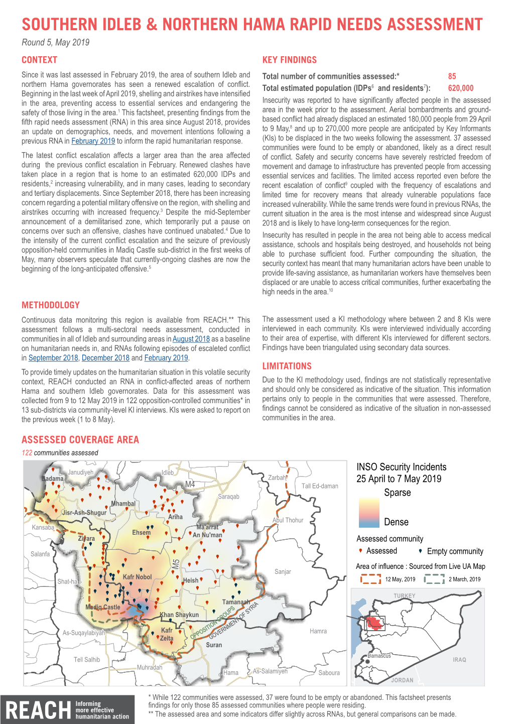 Southern Idleb & Northern Hama Rapid Needs Assessment