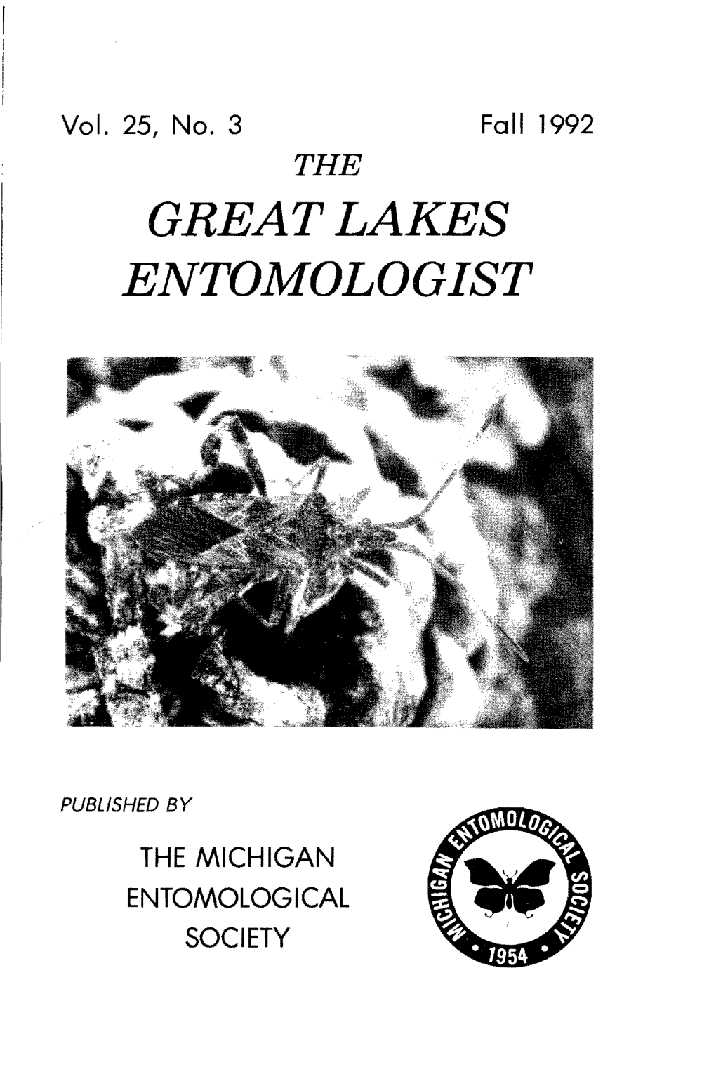 Great Lakes Entomologist