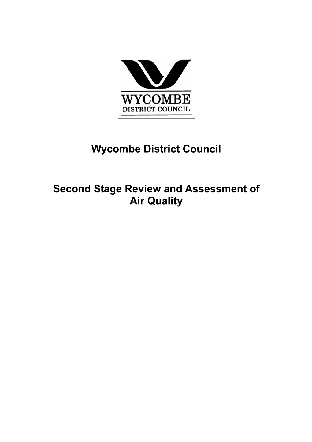 Wycombe Air Quality Management Stage 2 Report