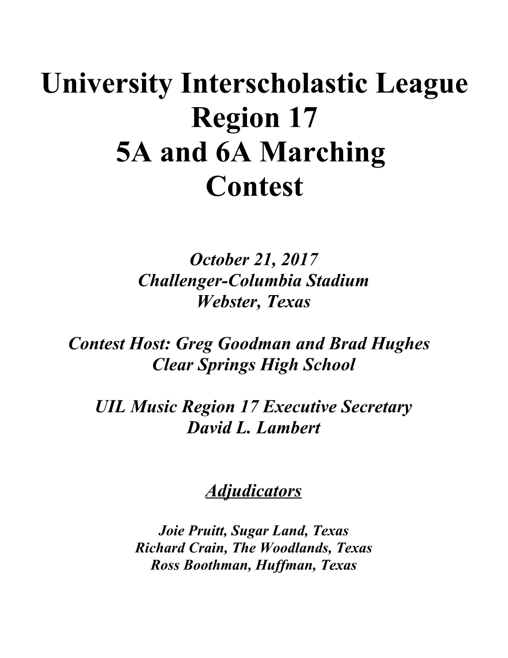 University Interscholastic League