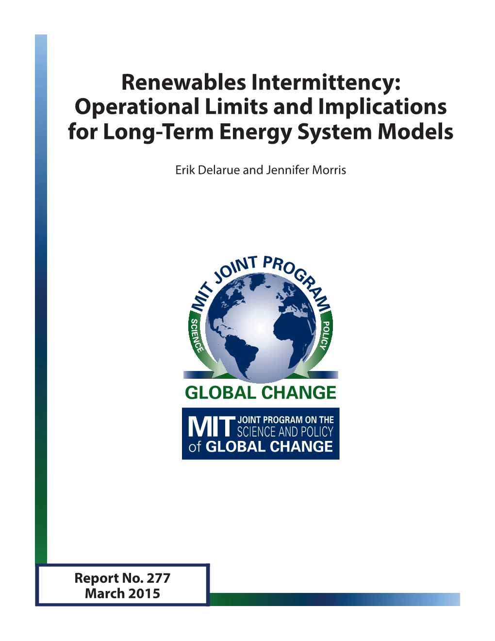 Operational Limits and Implications for Long-Term Energy System Models