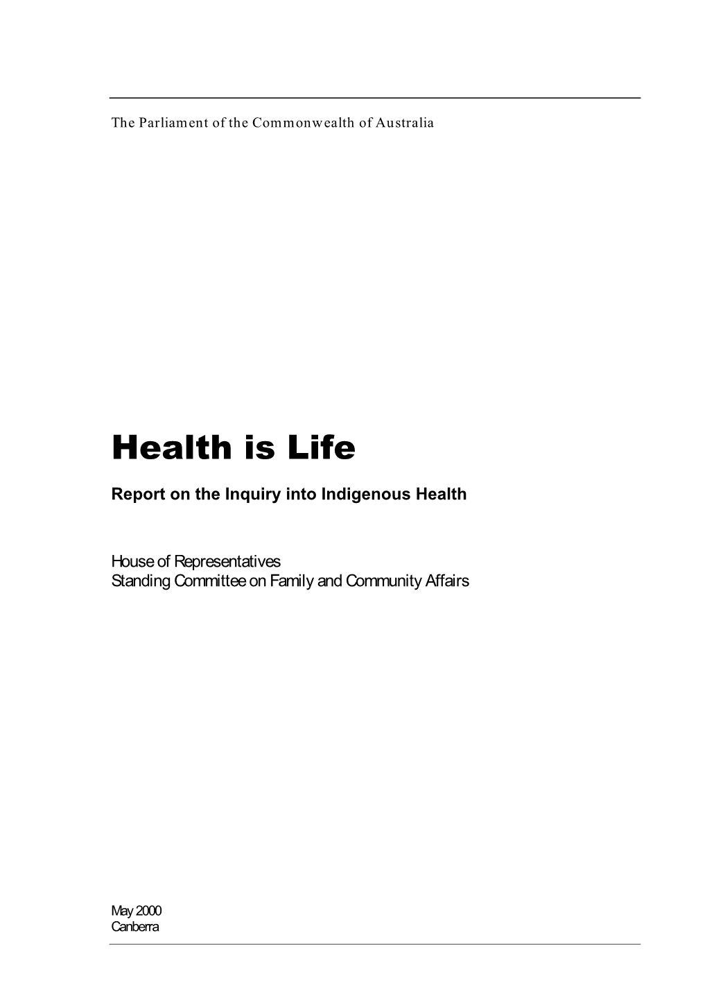 Health Is Life’