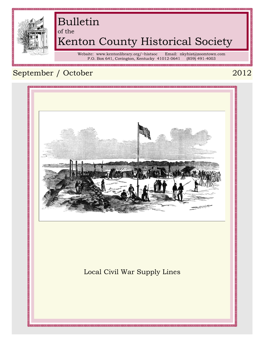 Bulletin Kenton County Historical Society