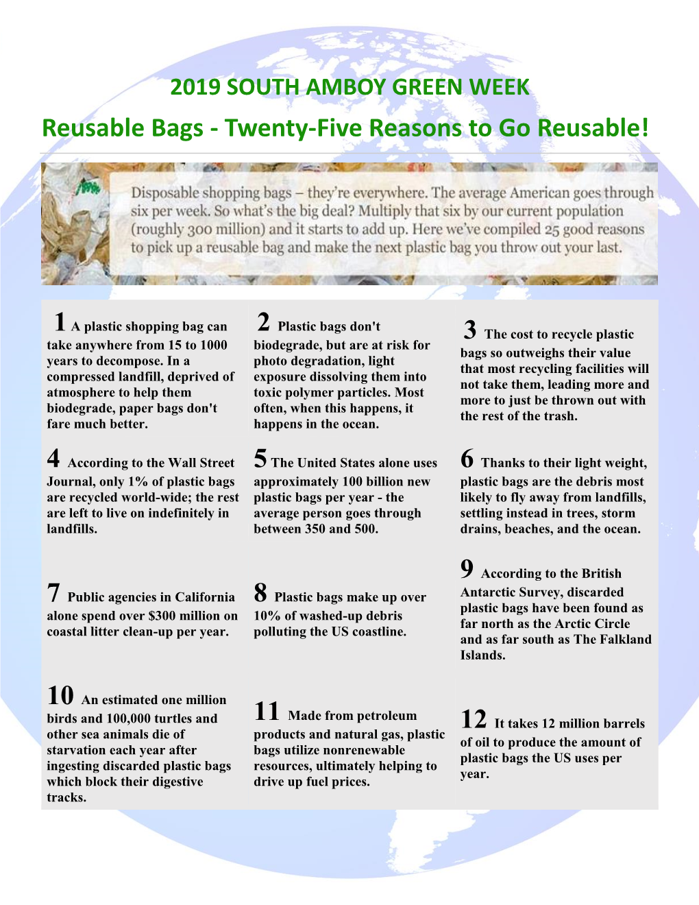 Reusable Bags - Twenty-Five Reasons to Go Reusable!