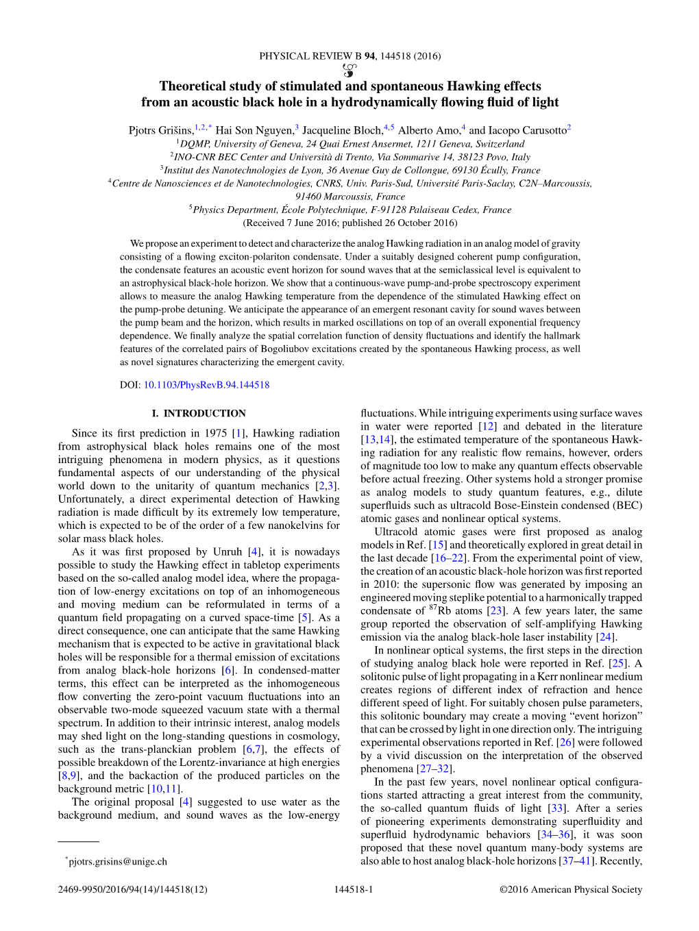 Theoretical Study of Stimulated and Spontaneous Hawking Effects from an Acoustic Black Hole in a Hydrodynamically Flowing Fluid