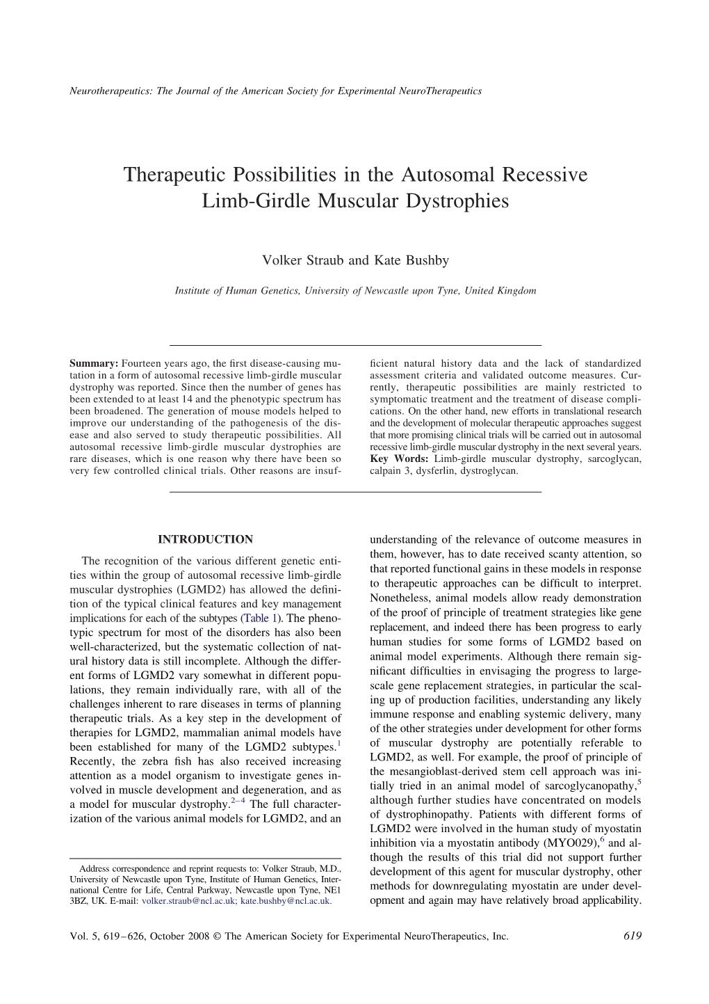 Therapeutic Possibilities in the Autosomal Recessive Limb-Girdle Muscular Dystrophies