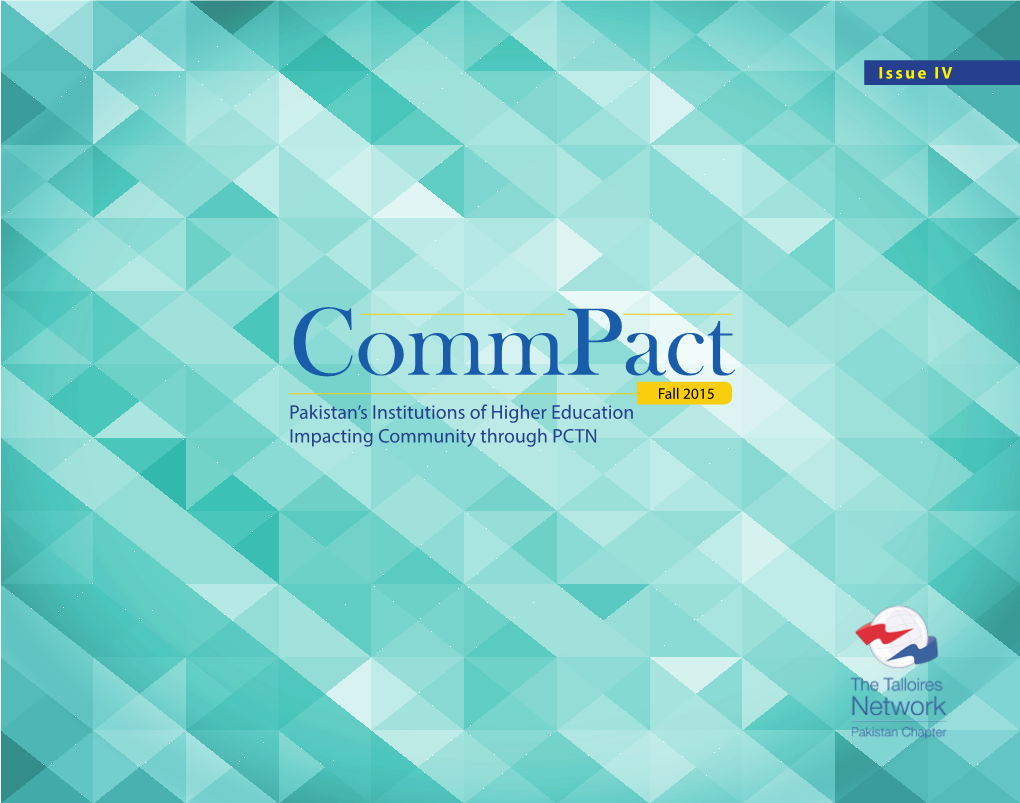 Commpact Fall 2015: Pakistan's Institutions of Higher Education