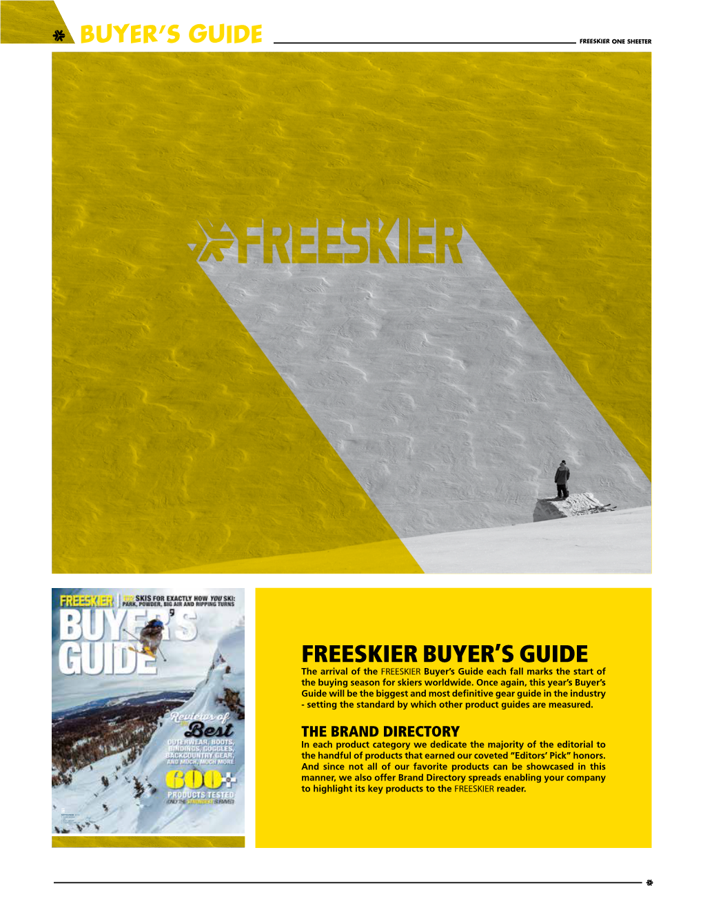 Freeskier Buyer's Guide