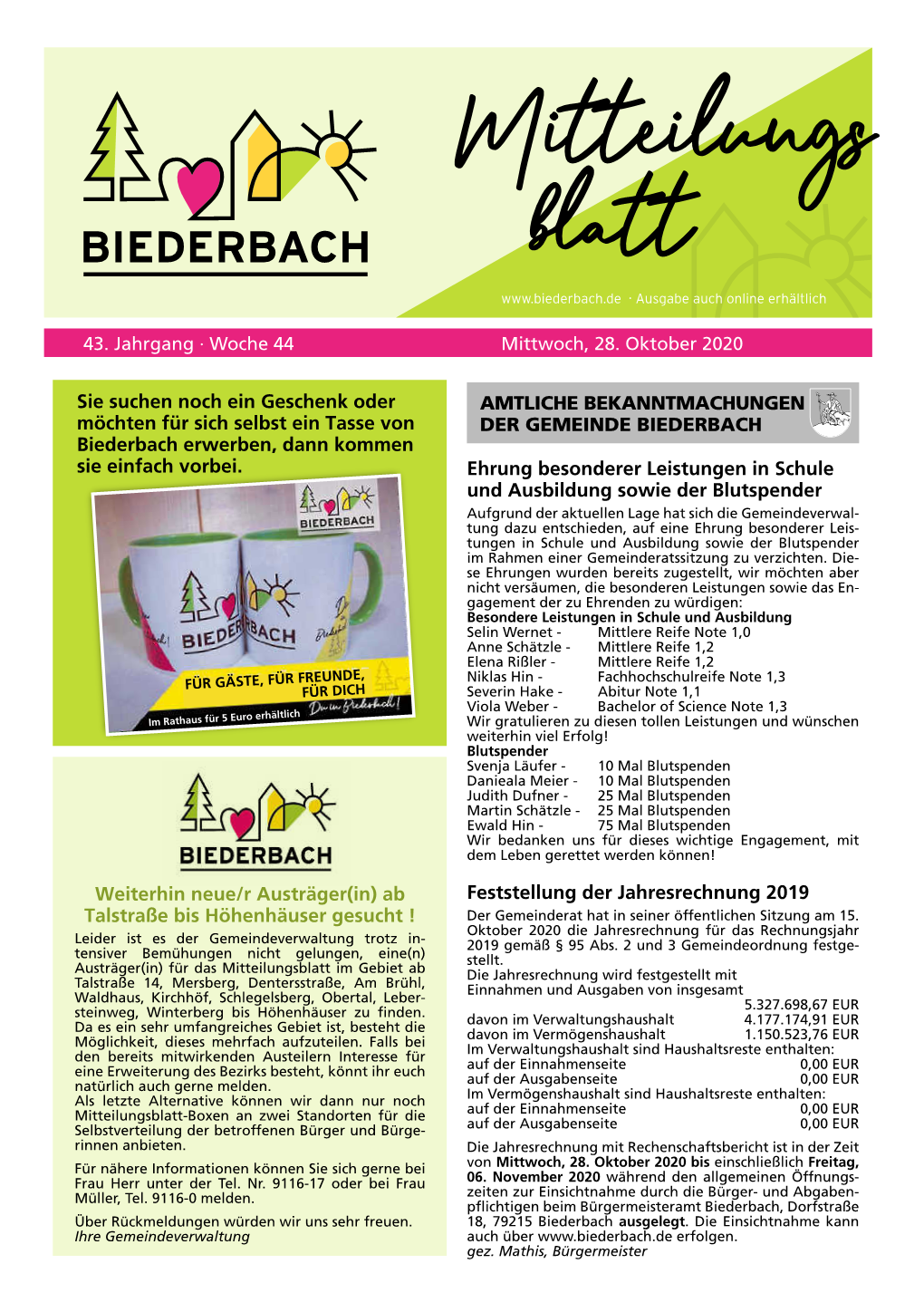 Biederbach KW 44 ID 165504