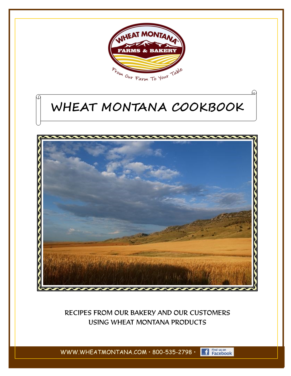 Wheat Montana Cookbook