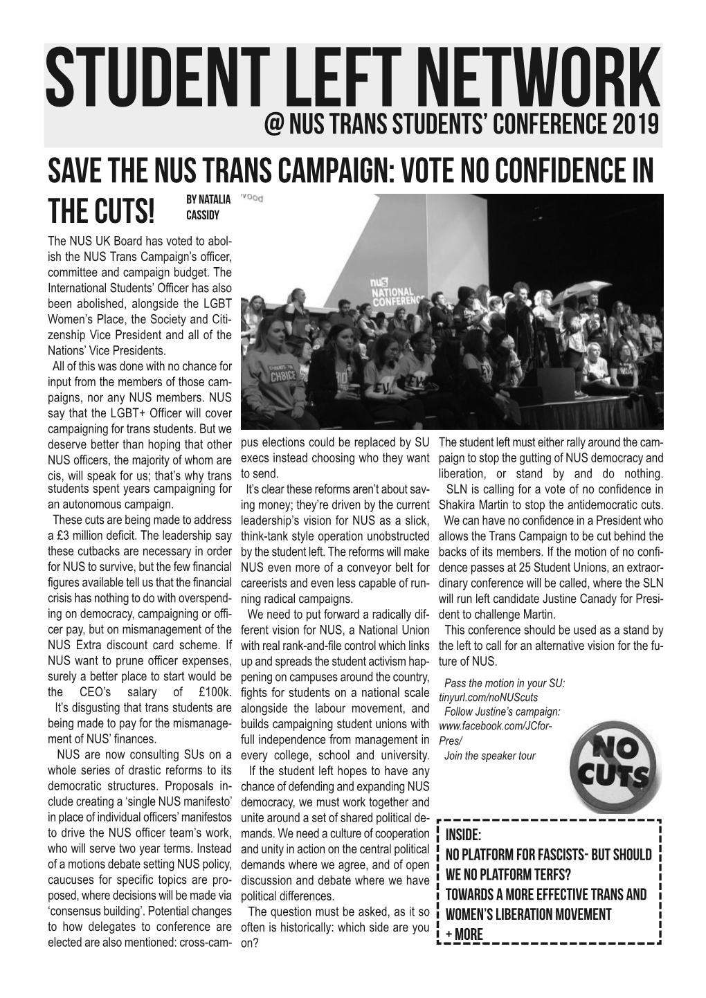 Save the Nus Trans Campaign