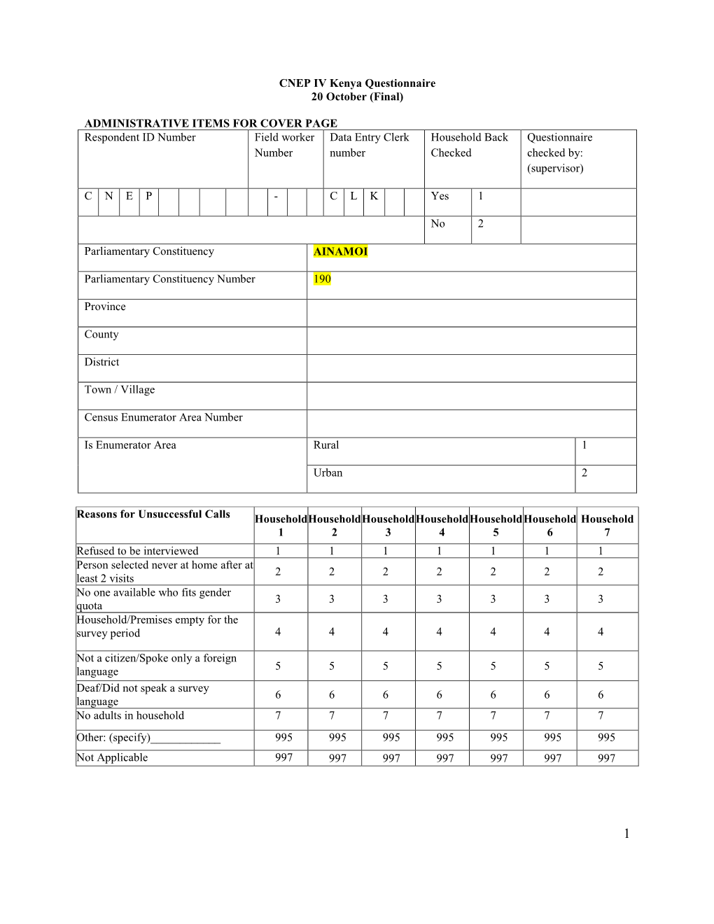 CNEP IV Kenya Questionnaire 20 October (Final)