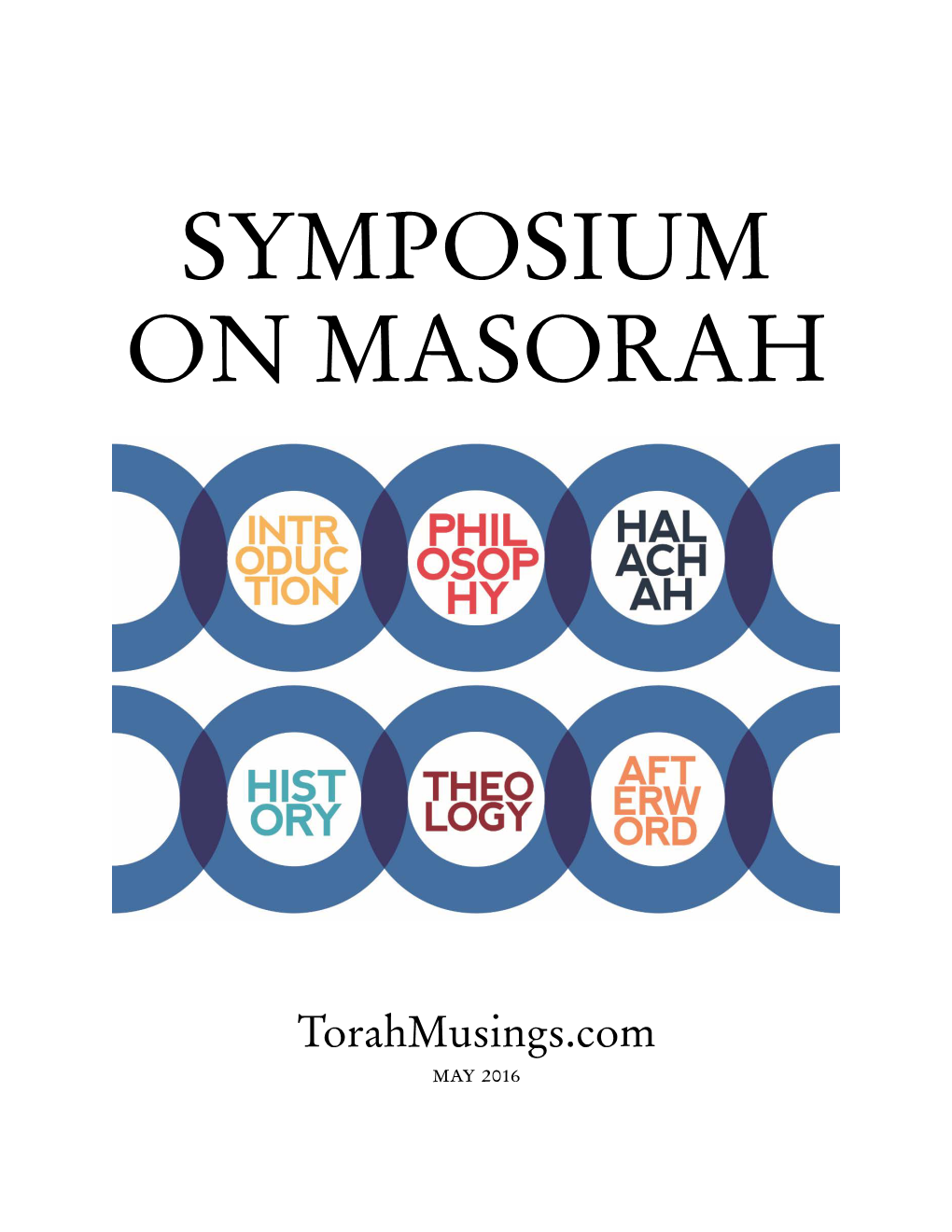 Symposium on Masorah