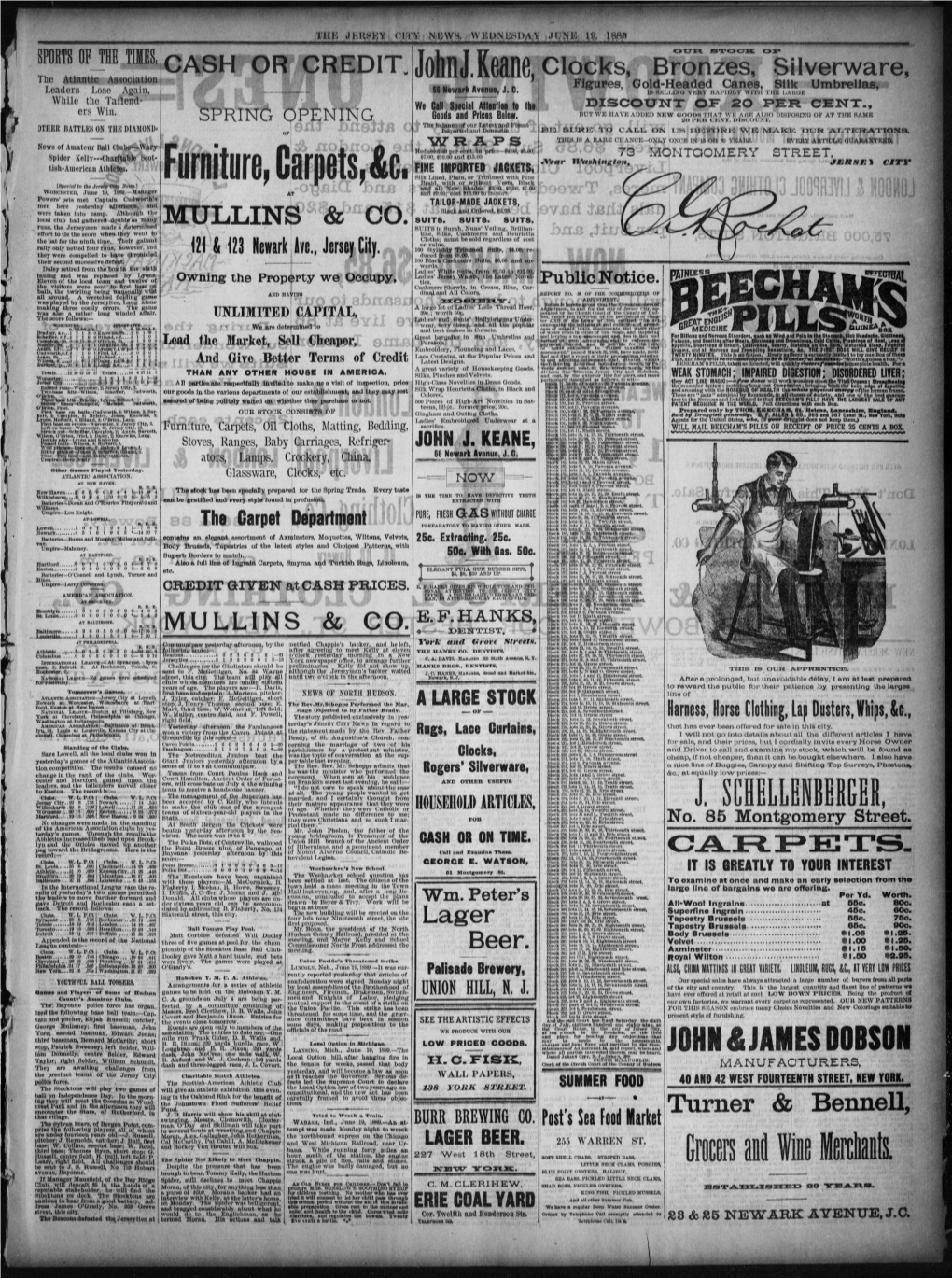 Jersey City News (Jersey City, N.J.). 1889-06-19 [P ]