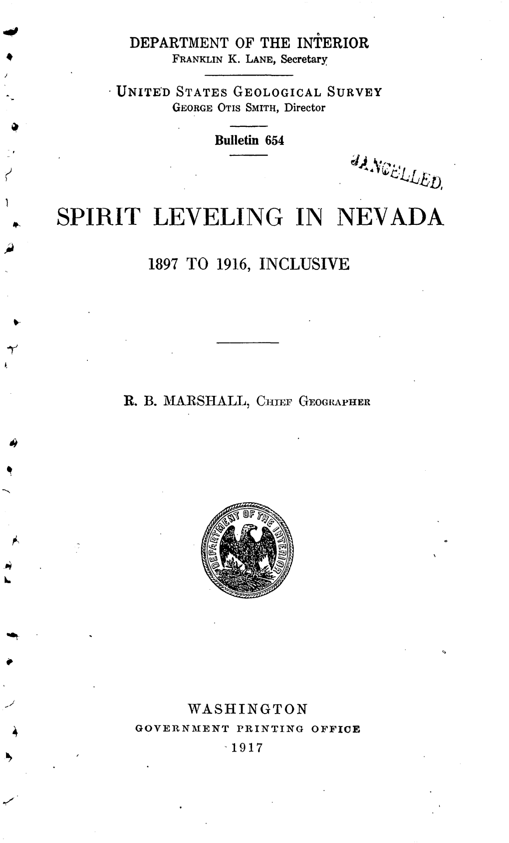 Spirit Leveling in Nevada