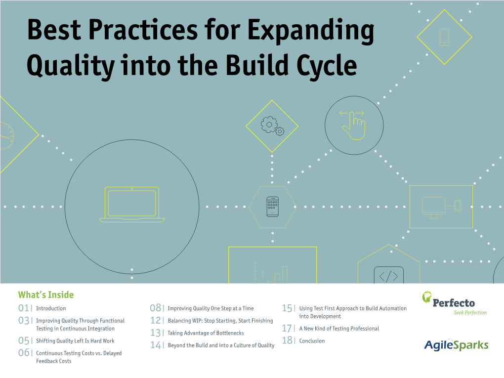 Expanding Quality Into the Build Cycle