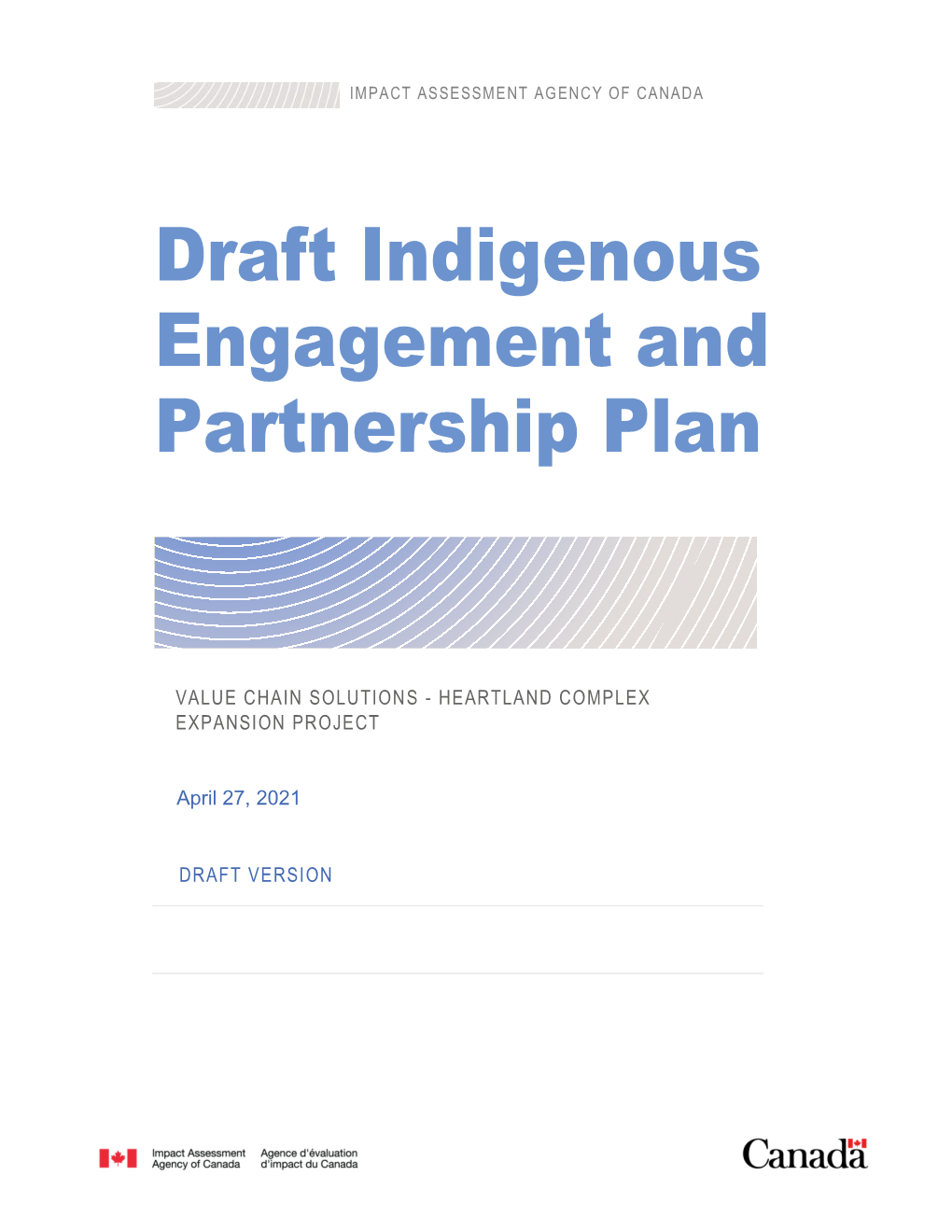 Draft Indigenous Engagement and Partnership Plan