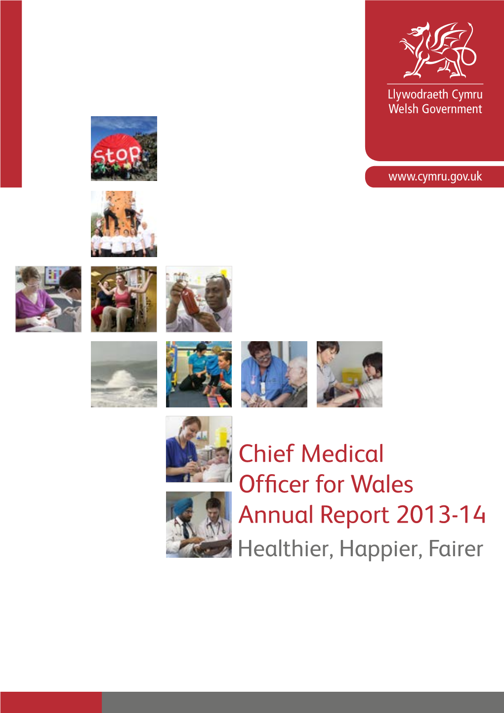 Chief Medical Officer for Wales Annual Report 2013-14 Healthier, Happier, Fairer Chief Medical Officer for Wales Annual Report 2013-14