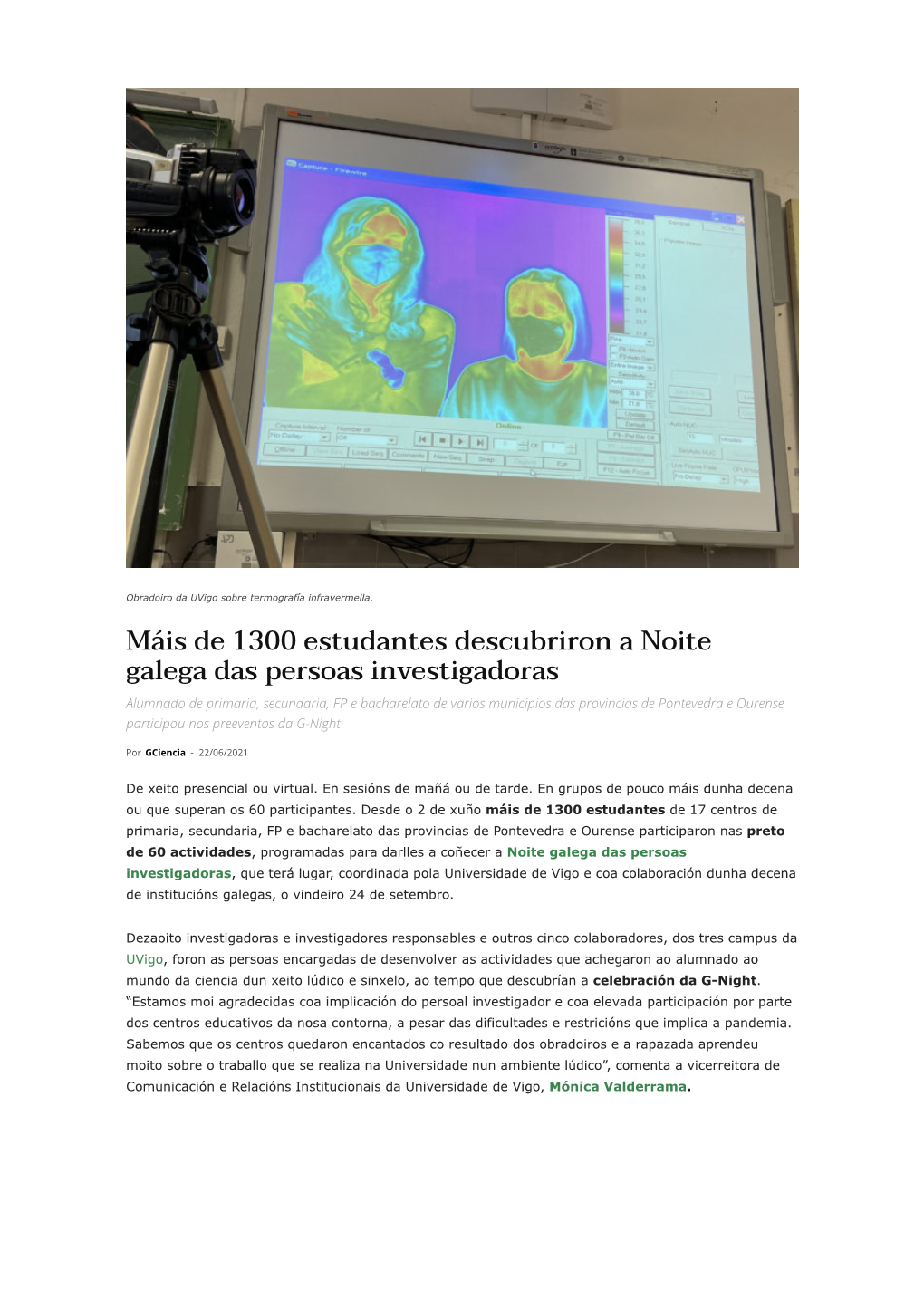 Máis De 1300 Estudantes Descubriron a Noite Galega Das Persoas