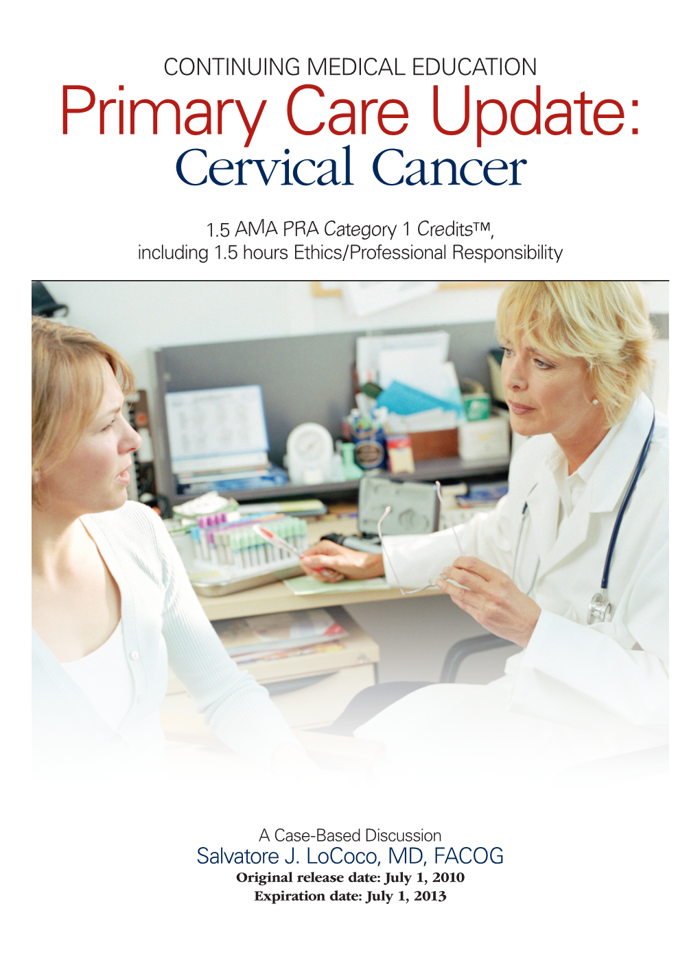 Primary Care Update: Cervical Cancer