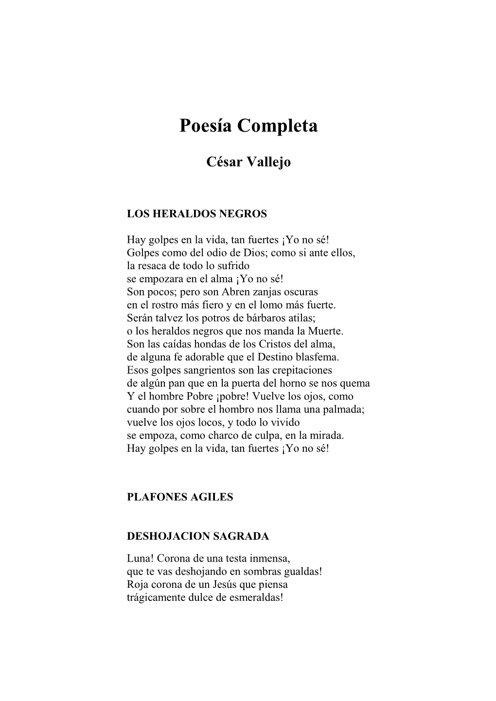 Poesia Completa