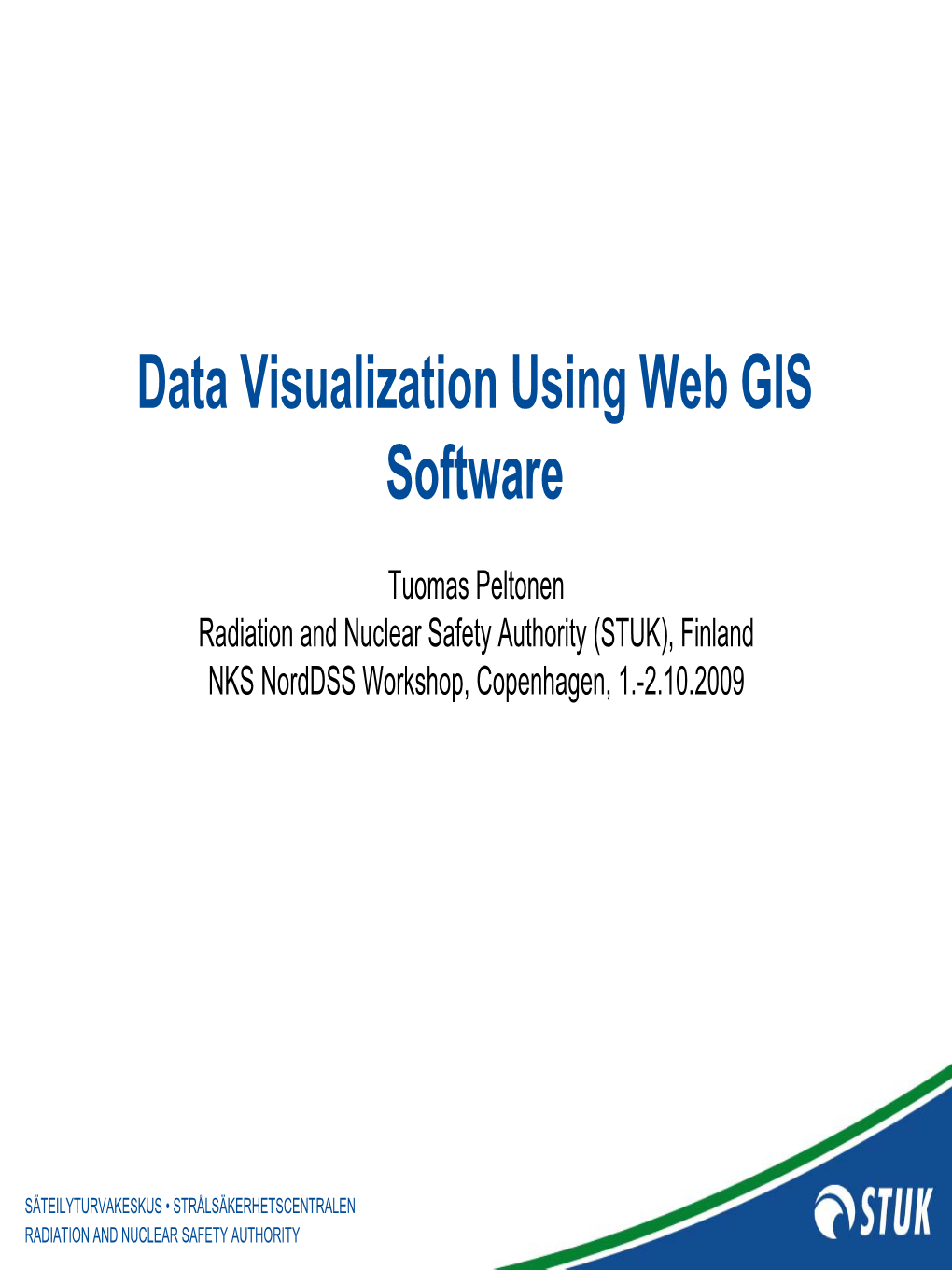 Data Visualization Using Web GIS Software